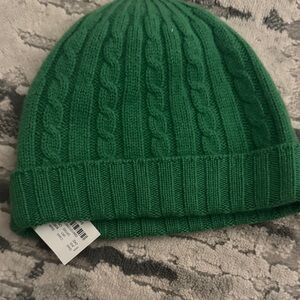 Hawke & Co Green Knit Beanie